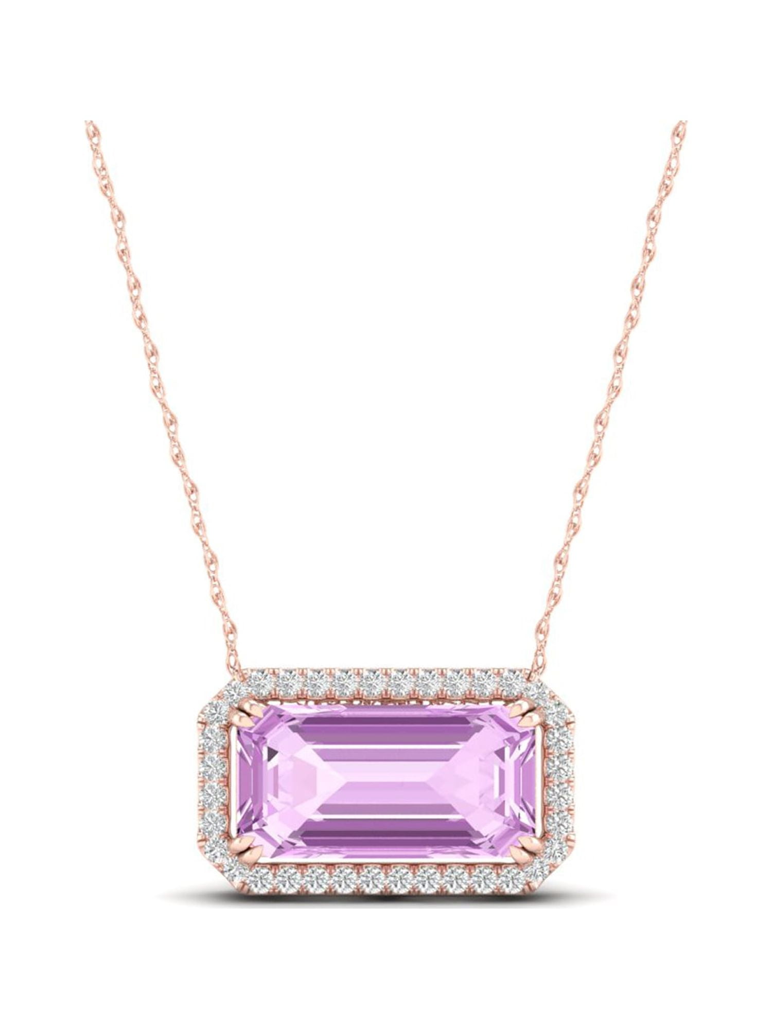 Royal Necklace Pink Amethyst