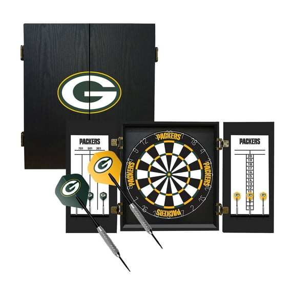 Imperial Green Bay Packers Fans Choice Dartboard Cabinet