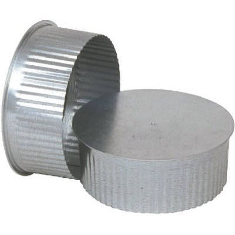 Imperial HVAC Duct Pipe Galvanized Tee Cap/Plug, 6In., 30Gauge 1 Pack