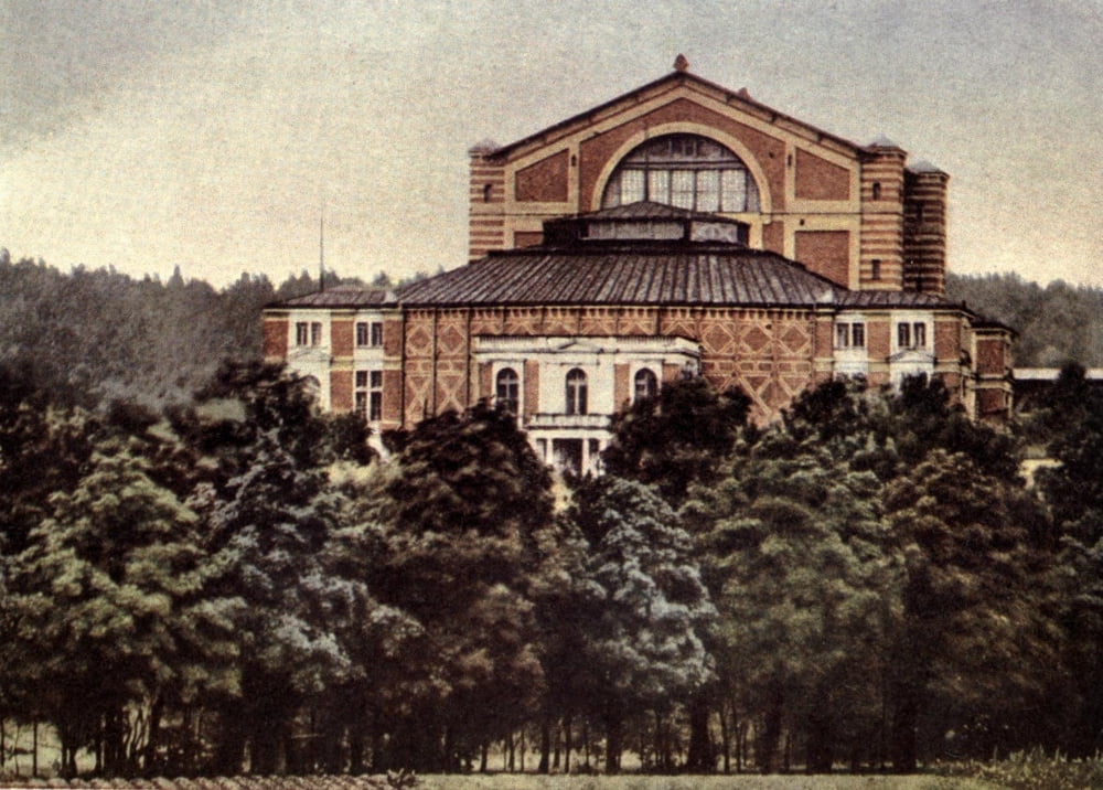 Imperial History & Encyclopedia of Music nd Festival Theatre Bayreuth Canvas Art - Unknown (24 x 36)