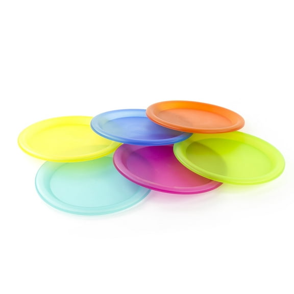 Imperial Home 10 Inch Plastic Plates- 6 Piece