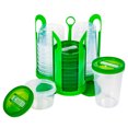 thumbnail image 1 of Imperial Home 25 pc Food Storage Container Set Rotating Rack Twist 2 Seal Caddy Box, 1 of 7