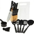 thumbnail image 1 of 29-Piece Stainless Steel Kitchen Knives or Knife Set with Block & Kitchen Utensils, 1 of 10