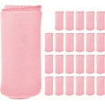 thumbnail image 1 of Imperial Home 50” x 60” Soft Fleece Throw Blanket for Home & Travel, Pink 24-Pack, 1 of 7