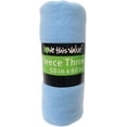 thumbnail image 1 of Imperial Home 50” x 60” Soft Fleece Throw Light Blue, 1 of 7
