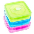 thumbnail image 1 of Imperial Home 6 Pc Multi-Color Meal Prep Lunch Box Containers with Vented Lids, 1 of 7