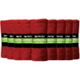 thumbnail image 1 of Imperial Home Fleece Blankets Bed, Travel & Throw Blanket Bulk Pack, Red 12-Pack, 1 of 6
