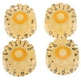 thumbnail image 1 of Imperial Inch Size Knurled Control Speed Knobs for USA Made Les Paul Style Electric Guitar Set of 4 Cream, 1 of 12