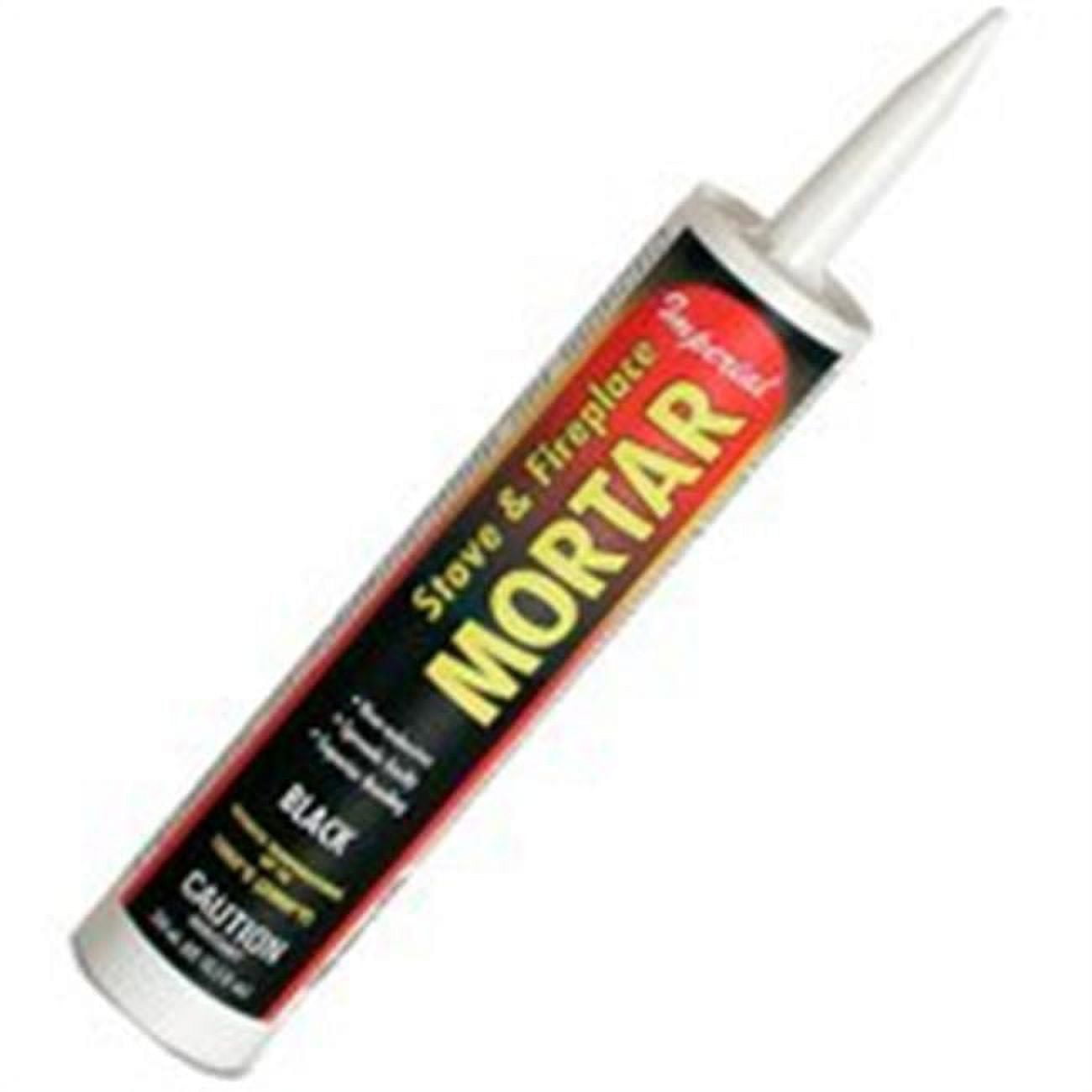 Imperial KK0306 Fireplace Stove Mortar, Opaque Black, 10.3 oz Cart