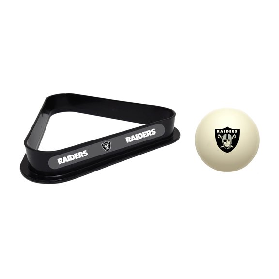 Imperial Las Vegas Raiders Cue Ball & Rack Set