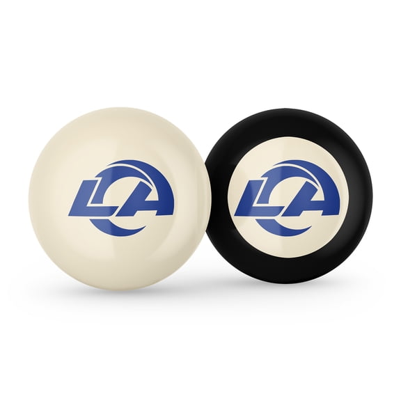 Imperial Los Angeles Rams Logo Cue Ball & 8 Ball Combo Set
