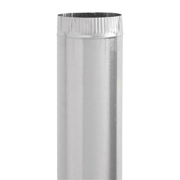 IMPERIAL GV0345-XCP10 Furnace Pipe 3" D X 24" L Galvanized Steel Silver - pack of 10