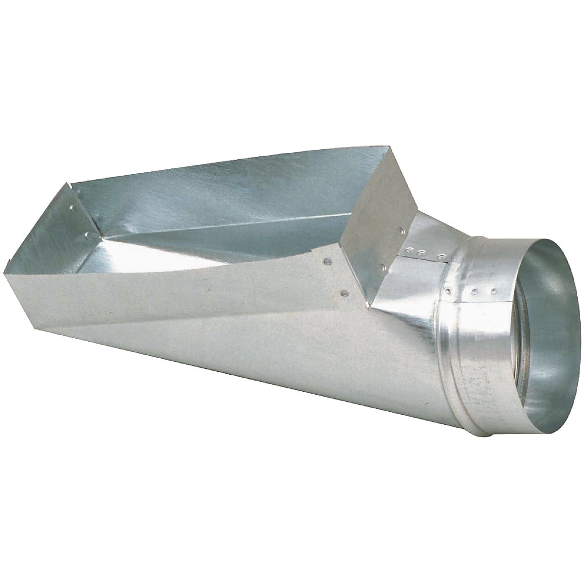 Imperial End Register Boot - Galvanized, Easy to Clean - 4" x 10" x 6"