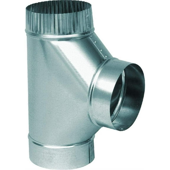 Imperial Manufacturing Furnace Pipe Full Flow Tee 8 " X 8 " X 8 " Dia. Galvanized 90 Deg. 26 Ga