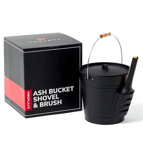 Imperial Manufacturing Group 300049 Fireplace Cleaning Tool - Black Ash Container & Shovel Set