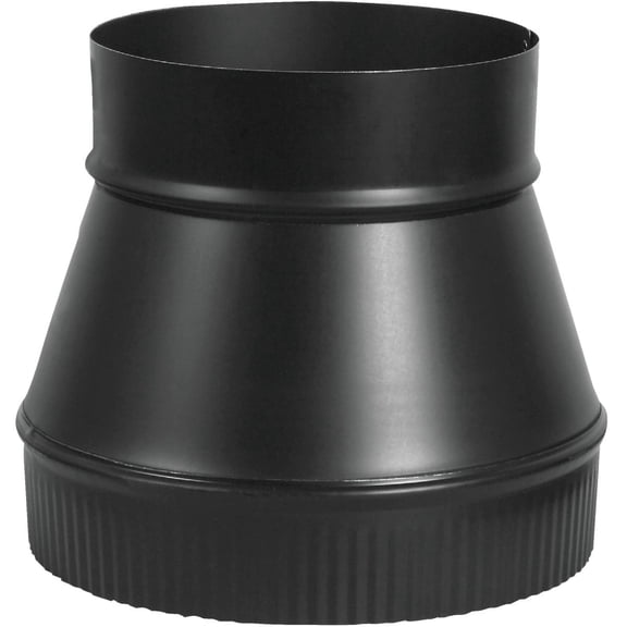 Imperial Manufacturing Group BM0061 6" X 7" Black Matte Increaser