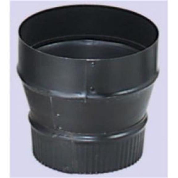 Imperial Manufacturing Group BM0077 Snap-Lock Black Stovepipe 6-Inch to 7-Inch Increaser - Black