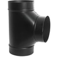 thumbnail image 1 of Imperial Manufacturing Group BM0083 6" Black Matte Clean Out Tee, 1 of 3
