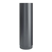 Imperial Manufacturing Group BM0112 7" X 24" Black Matte Stove Pipe