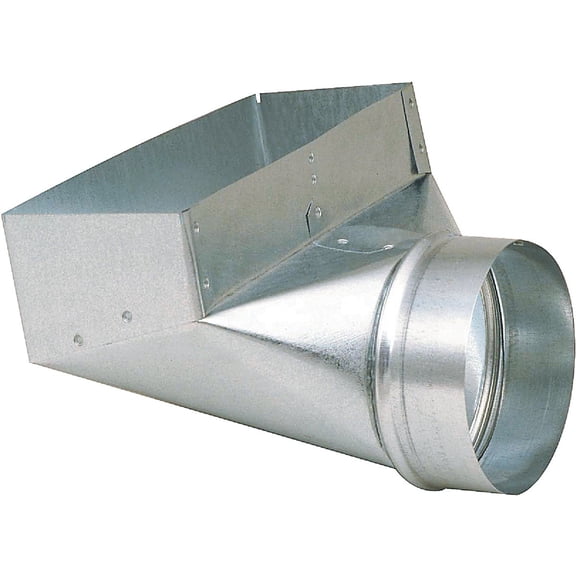 Imperial Manufacturing Group GV0624-C 3-1/4" Galvanized Angle Boot Residential Use, Standard Application