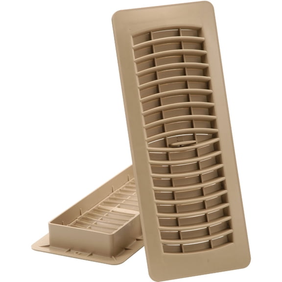 Imperial Manufacturing RG1326 4-Inch by 10-Inch Plastic Register, Taupe