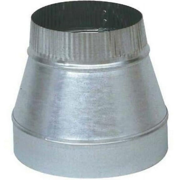 Imperial Manufacturing Group Galvanized Reducer GV1415 - Smooth Finish - 4" x 3", Gray