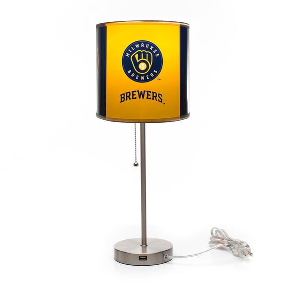 Imperial Milwaukee Brewers Chrome Desk Lamp