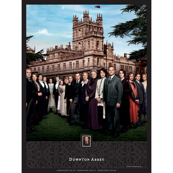 Imperial Mint Downton Abbey Season 4 Framed Artwork w/ Postage Stamp