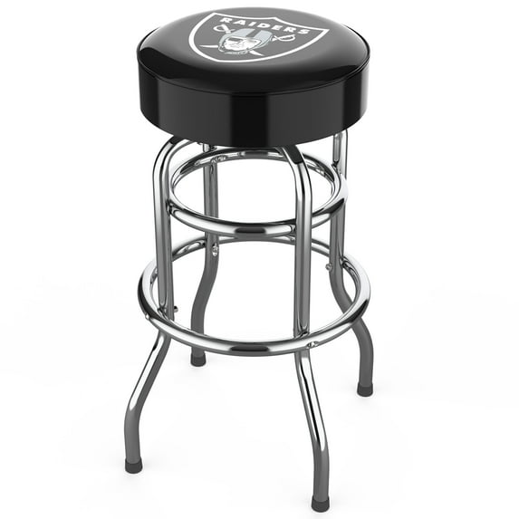 Imperial Las Vegas Raiders Team Chrome Bar Stool