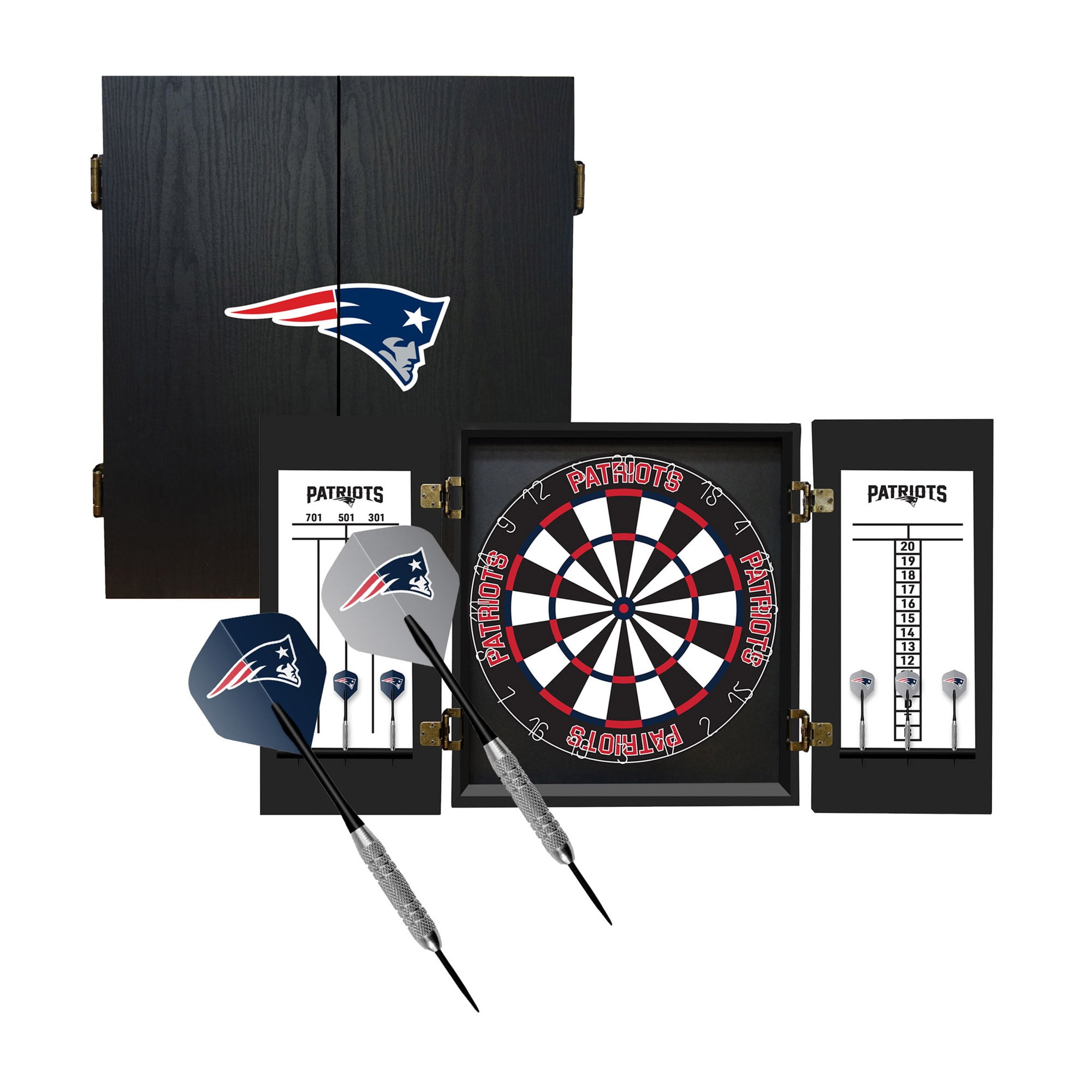 NFL New England Patriots Fan's Choice Dartboard Set