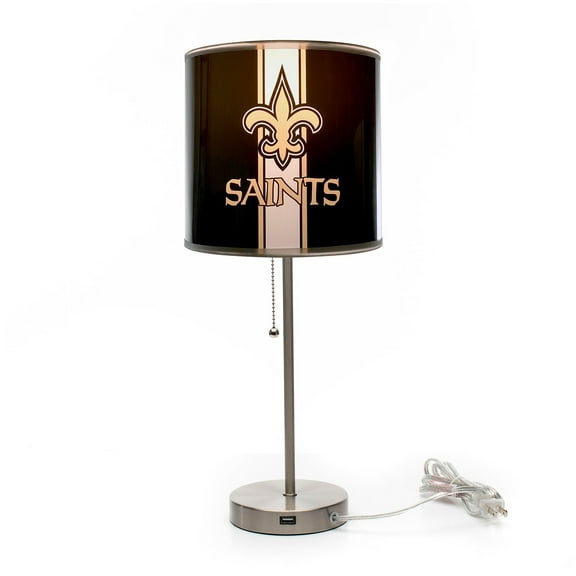 Imperial New Orleans Saints Chrome Desk Lamp