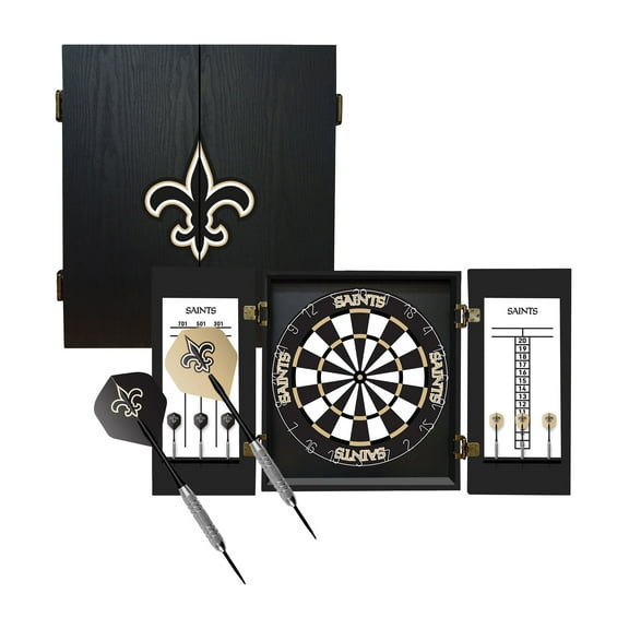 Imperial New Orleans Saints Fans Choice Dartboard Cabinet