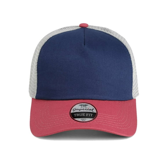 Imperial North Country Trucker Cap, Royal/ Nantucket/ Grey - Adjustable
