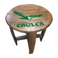 thumbnail image 1 of Imperial Philadelphia Eagles Throwback Logo Oak Barrel Table, 1 of 2