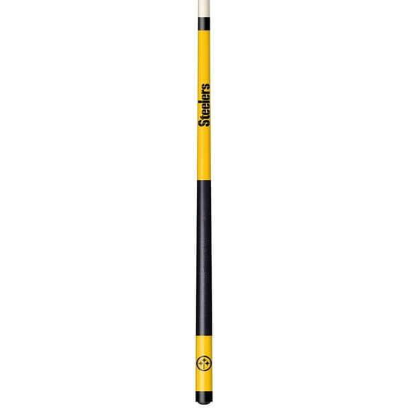 Imperial Pittsburgh Steelers Team 2" x 2" x 58" singular pool cue Wood Yellow