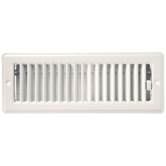 Imperial RG0128 Ceiling Register 10 in W x 3 in H Duct Opening Steel White