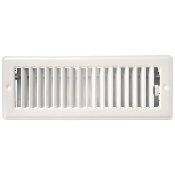 Imperial RG0128 Ceiling Register 10 in W x 3 in H Duct Opening Steel White
