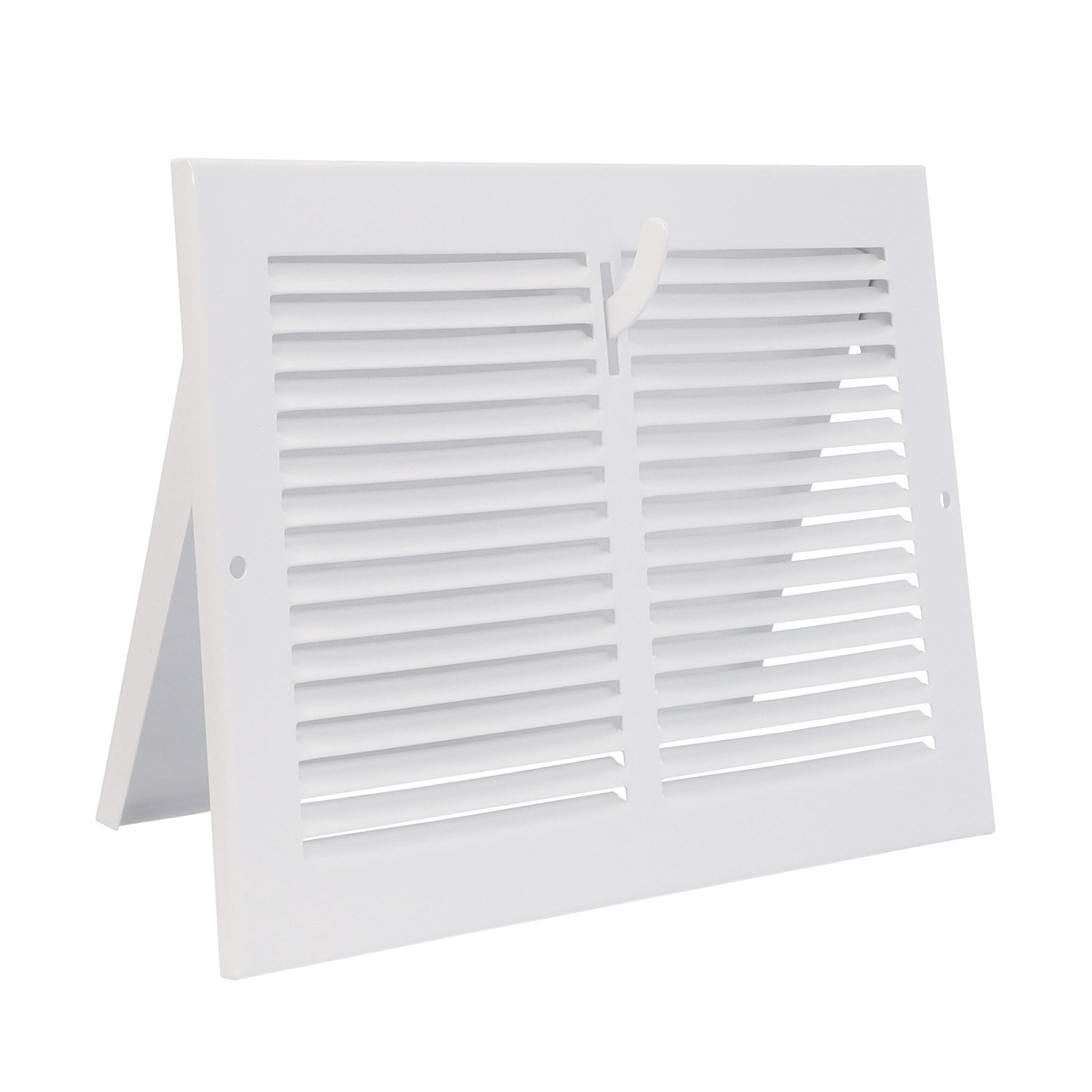 Imperial RG0606 White Metal Sidewall Register - 14inch x 6inch Duct Opening