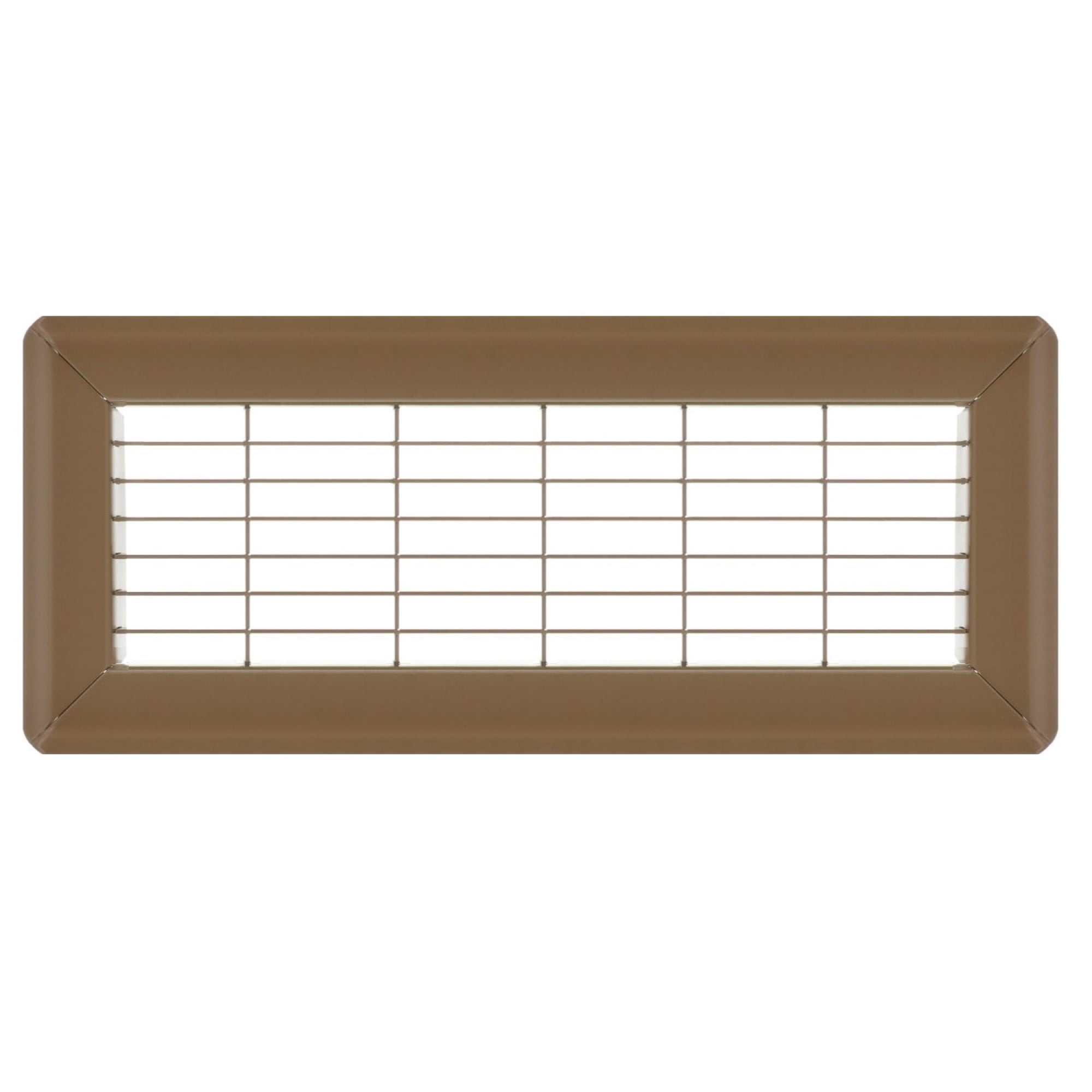Imperial RG1032 Heavy Duty Brown Floor Grille - 4inch x 12inch Duct Opening