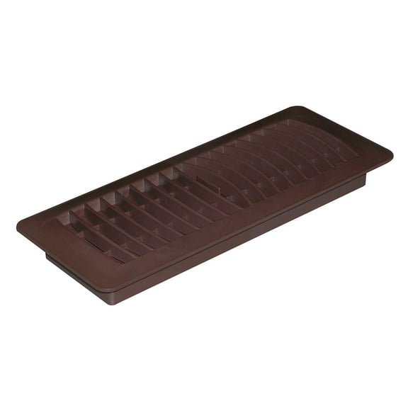 Imperial Floor Register Louvered Traditional - Easy to Clean - 4" x 10", Brown