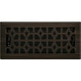 thumbnail image 1 of Imperial RG3398 Templar Decorative Floor Register, 4x10 Inch, Oil Rubbed Bronze, 5 Count, 1 of 1