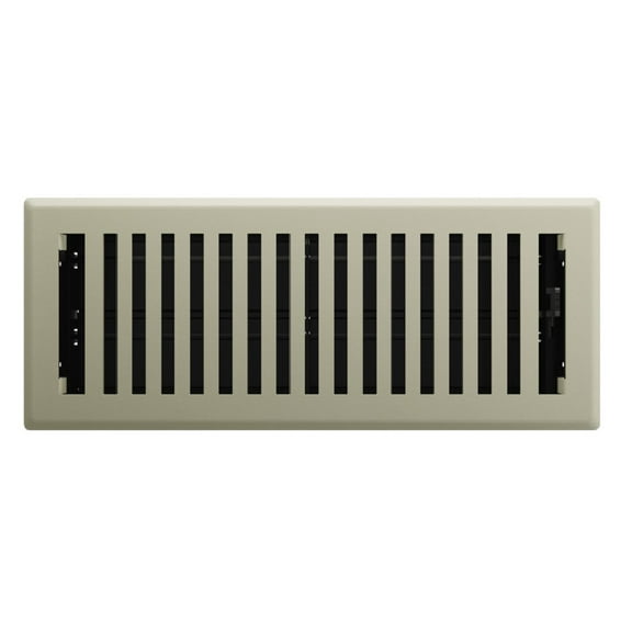 Imperial RG3430 Floor Register, 12 in W Duct Opening, 4 in H Duct Opening, Polystyrene