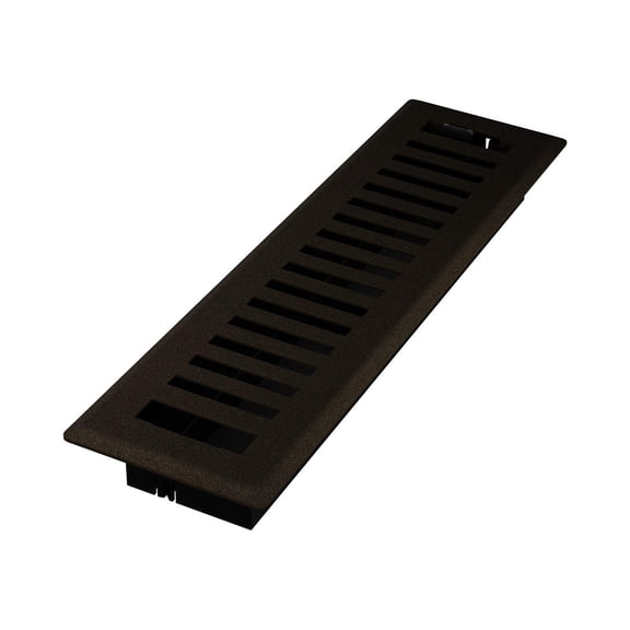 Imperial RG3432 Montezuma Decorative Floor Register, 2.25 x 12-Inch, Bronze Age