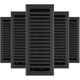 thumbnail image 1 of Imperial RG3440 Montezuma Decorative Floor Register, 4 x 12-Inch, Black Iron, 5 Count, 1 of 7
