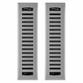 thumbnail image 1 of Imperial RG3442 2.25 x 12-Inch Montezuma Decorative Floor Register, 2-Pack, Grey Granite, 1 of 5