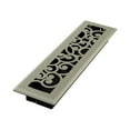 thumbnail image 1 of Imperial RG3452 Wonderland Decorative Floor Register, 2.25 x 12-Inch, Satin Nickel, 1 of 6