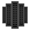 thumbnail image 1 of Imperial RG3473 Templar Decorative Floor Register, Black Iron, 5 Pack, 1 of 4