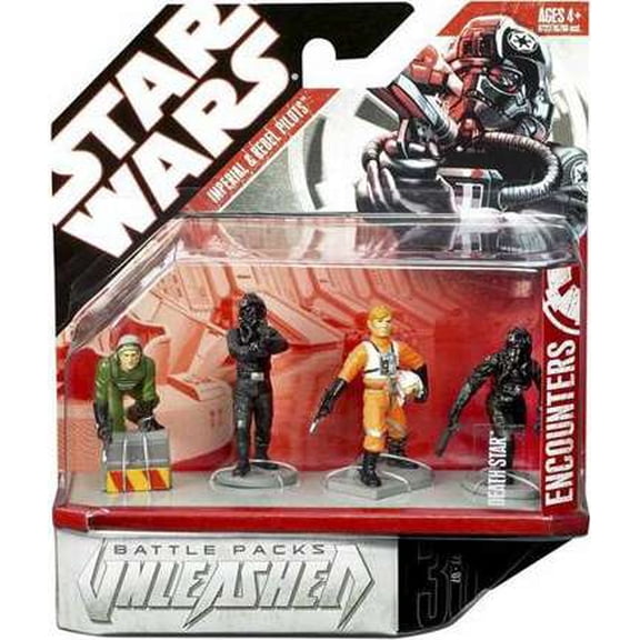 Imperial & Rebel Pilots Action Figure 4-Pack Star Wars