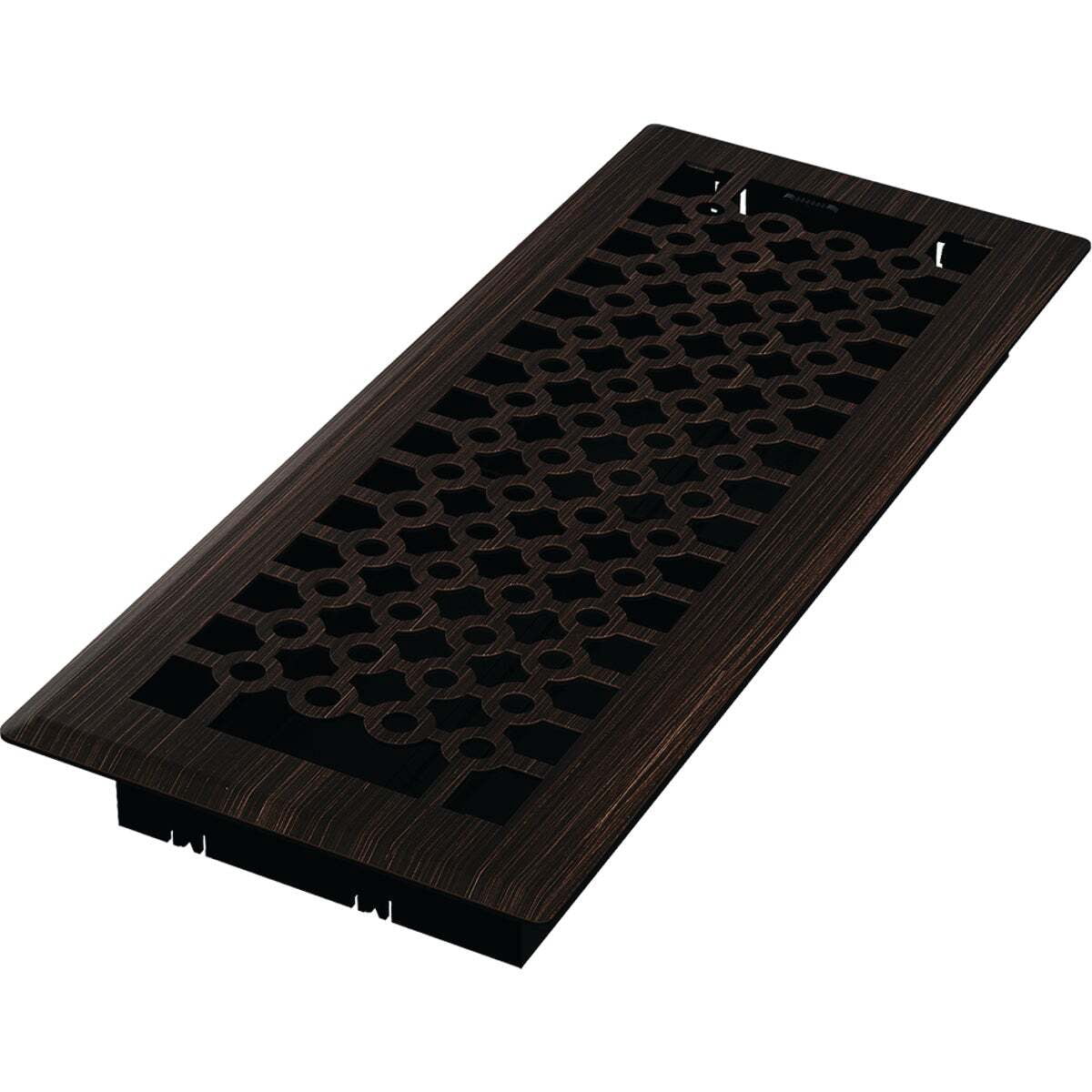 Imperial Floor Register Standard - Adjustable Oil-Rubbed Bronze Steel - 4 in x 12 in — Residential Use, Standard Application