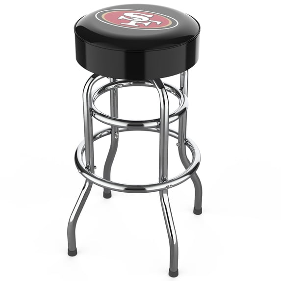 Imperial San Francisco 49ers Team Chrome Bar Stool
